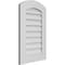 Ekena Millwork Arch Top Surface Mount PVC Gable Vent: Functional, w/ 3-1/2"W x 1"P Standard Frame, 18"W x 28"H GVPAR18X2801SF - alternate 5